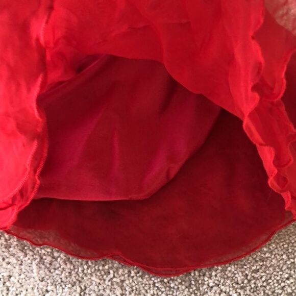 Women’s XS Black & Red Spanish practice ice skating dress kid’s 12/14 - Picture 9 of 10